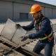 sustitución lucernarios deteriorados desmontaje profesional nave industrial